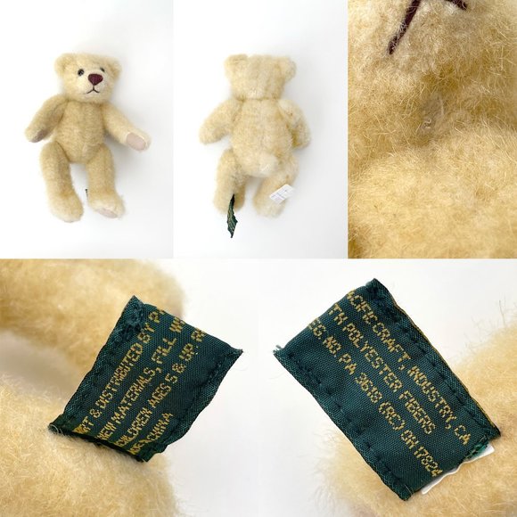 Vintage 1991 Cindy Marschner 20" Reproduction 'Angel Love' Porcelain Doll & Bear - Picture 13 of 14